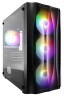 Компьютерный корпус 1STPLAYER FIREBASE X3-M TG LED Black (X3-M-BK-4F1)