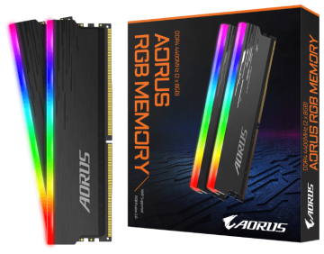 Оперативная память 16 Gb 4400 MHz GIGABYTE AORUS Black RGB (GP-ARS16G44)