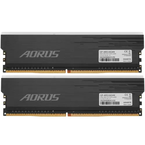Оперативная память 16 Gb 4400 MHz GIGABYTE AORUS Black RGB (GP-ARS16G44)