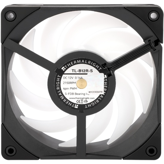 Вентилятор для корпуса Thermalright TL-B12R-S Reverse ARGB Black (TRTLB12RS)