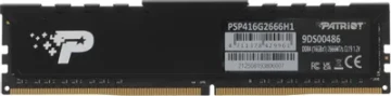 Оперативная память 16 Gb 2666 MHz PATRIOT (PSP416G2666H1)