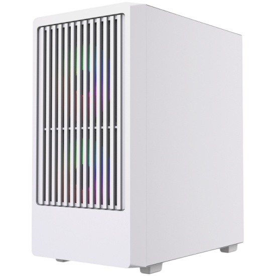 Компьютерный корпус Powercase Mistral SM07 TG ARGB White (CMMSM07W-A3)