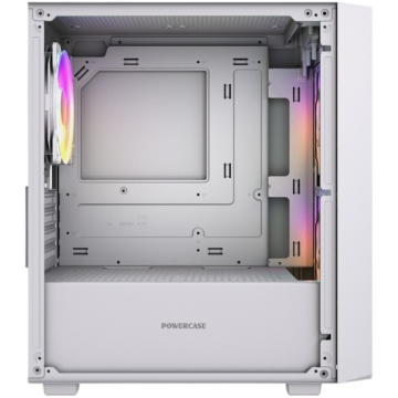 Компьютерный корпус Powercase Mistral SM07 TG ARGB White (CMMSM07W-A3)