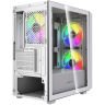 Компьютерный корпус Powercase Mistral SM07 TG ARGB White (CMMSM07W-A3)