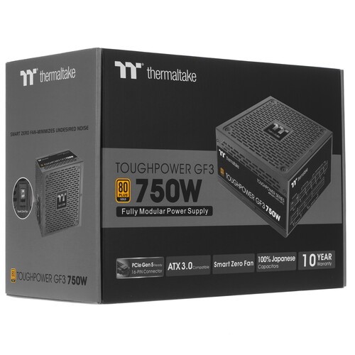Блок питания Thermaltake 750W TOUGHPOWER GF3 PS-TPD-0750FNFAGE-4 16 Pin (PCIe 5.0 Connector Cable Details)