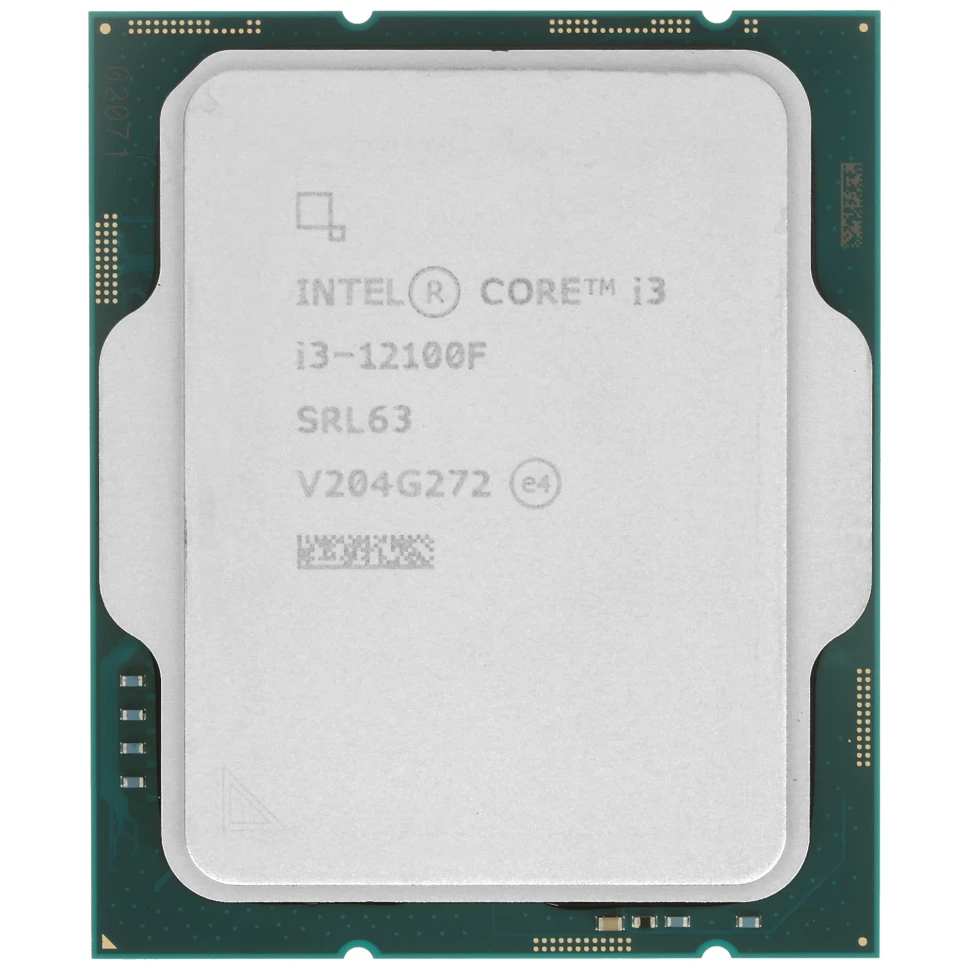 Процессор Intel Core i3 12100F BOX BX8071512100F