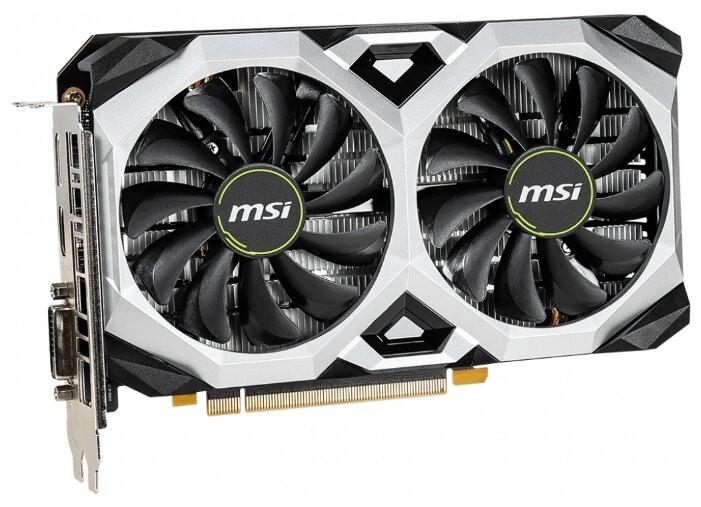 Видеокарта MSI (GTX 1660 SUPER VENTUS XS OCV1) GeForce GTX 1660 SUPER 1815MHz PCI-E 3.0 6144MB 14000MHz 192 bit DVI DisplayPort HDMI VENTUS XS OC V1