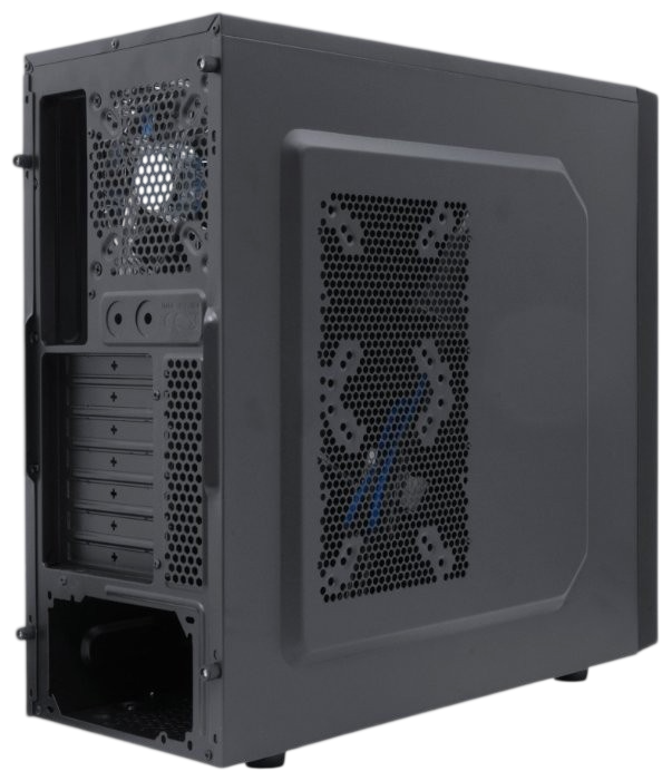 Компьютерный корпус Deepcool TESSERACT BF Black Black-Blue (DP-CCATX-TSRBFBK)