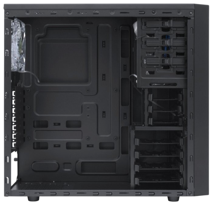 Компьютерный корпус Deepcool TESSERACT BF Black Black-Blue (DP-CCATX-TSRBFBK)