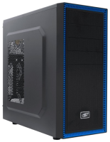 Компьютерный корпус Deepcool TESSERACT BF Black Black-Blue (DP-CCATX-TSRBFBK)