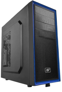 Компьютерный корпус Deepcool TESSERACT BF Black Black-Blue (DP-CCATX-TSRBFBK)