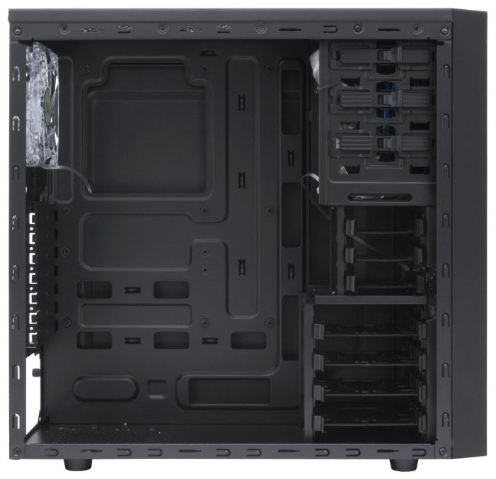 Компьютерный корпус Deepcool TESSERACT BF Black Black-Blue DP-CCATX-TSRBFBK