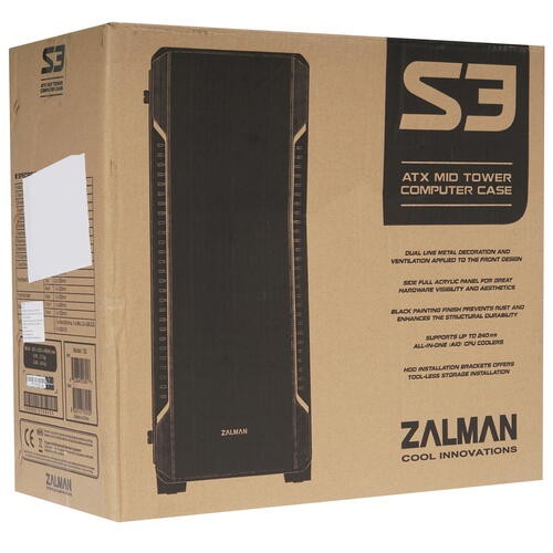 Компьютерный корпус Zalman S3 Black