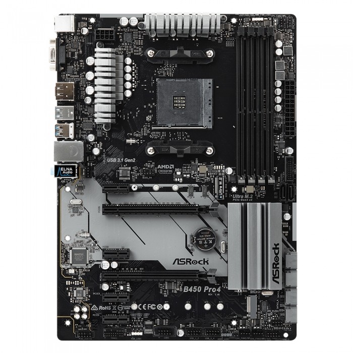 Материнская плата ASRock B450 PRO4