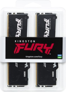 Оперативная память 16 Gb 6000 MHz Kingston FURY Beast RGB Black (KF560C40BBAK2-16)
