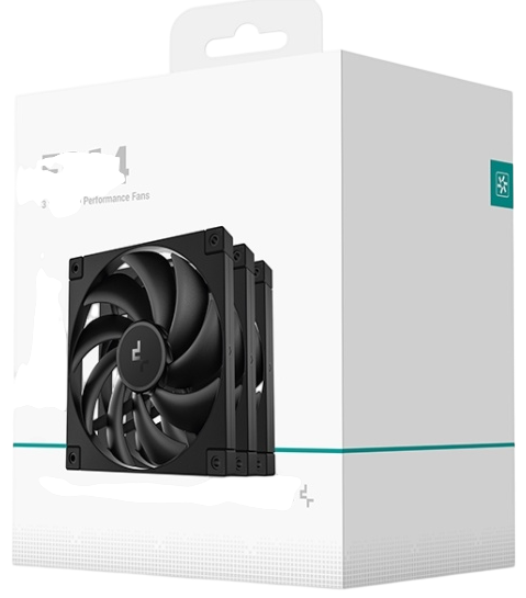 Комплект вентиляторов для корпуса Deepcool FD14-3 IN 1 Black