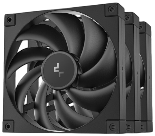Комплект вентиляторов для корпуса Deepcool FD14-3 IN 1 Black