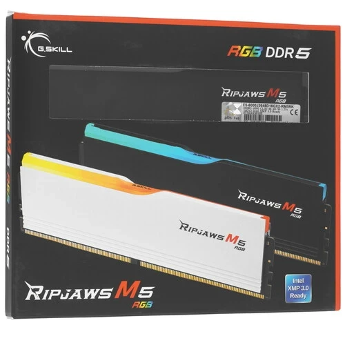 Оперативная память 32 Gb 6000 MHz G.Skill RIPJAWS M5 RGB Black (F5-6000J3648D16GX2-RM5RK)