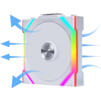 Вентилятор для корпуса Lian Li UNI FAN SL WIRELESS 120 Reverse Blade ARGB White 12RSL1W1W (G99.12RSL1W1W.R0)