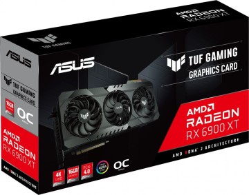 Видеокарта ASUS (TUF-RX6900XT-O16G-GAMING) Radeon RX 6900 XT 16GB TUF GAMING OC 90YV0GE0-M0NM00