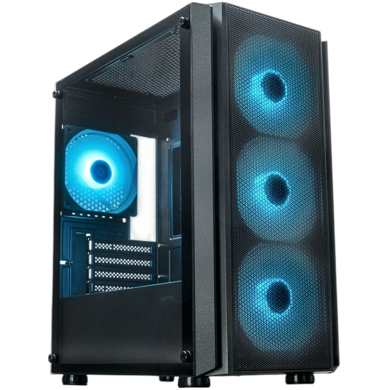 Компьютерный корпус XASTRA A402M 4ARGB Black (A402M-4FC12A-BK)