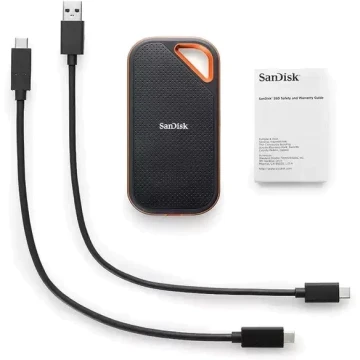 Внешний SSD SANDISK 2000 Gb Extreme Pro Black (SDSSDE81-2T00-G25)
