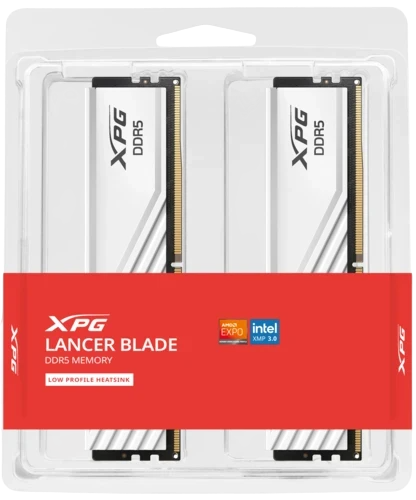 Оперативная память 64 Gb 6000 MHz ADATA XPG LANCER Blade White (AX5U6000C3032G-DTLABWH)