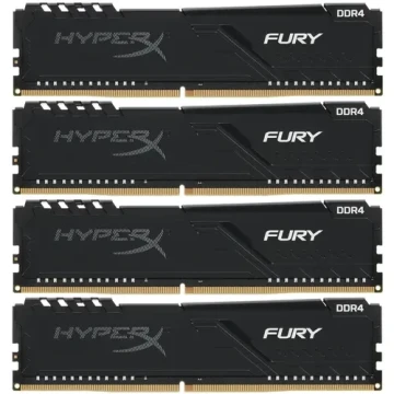 Оперативная память 32 Gb 3600 MHz Kingston HYPERX FURY Black (HX436C17FB3K4/32)
