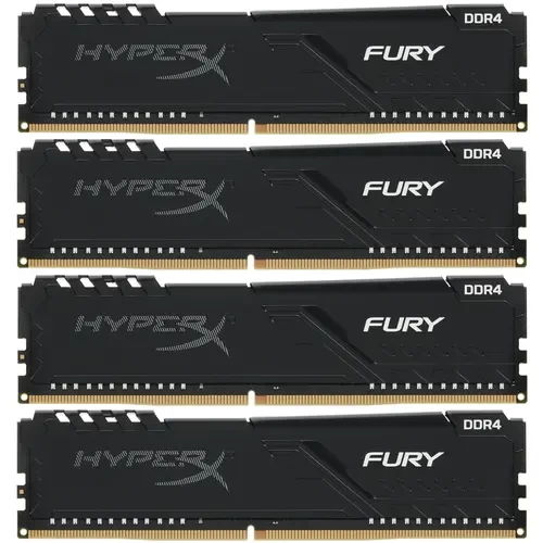 Оперативная память 32 Gb 3600 MHz Kingston HYPERX FURY Black (HX436C17FB3K4/32)