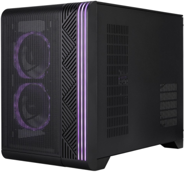 Компьютерный корпус 1STPLAYER VT6 ARGB Black (VT6-BK-3FS7)