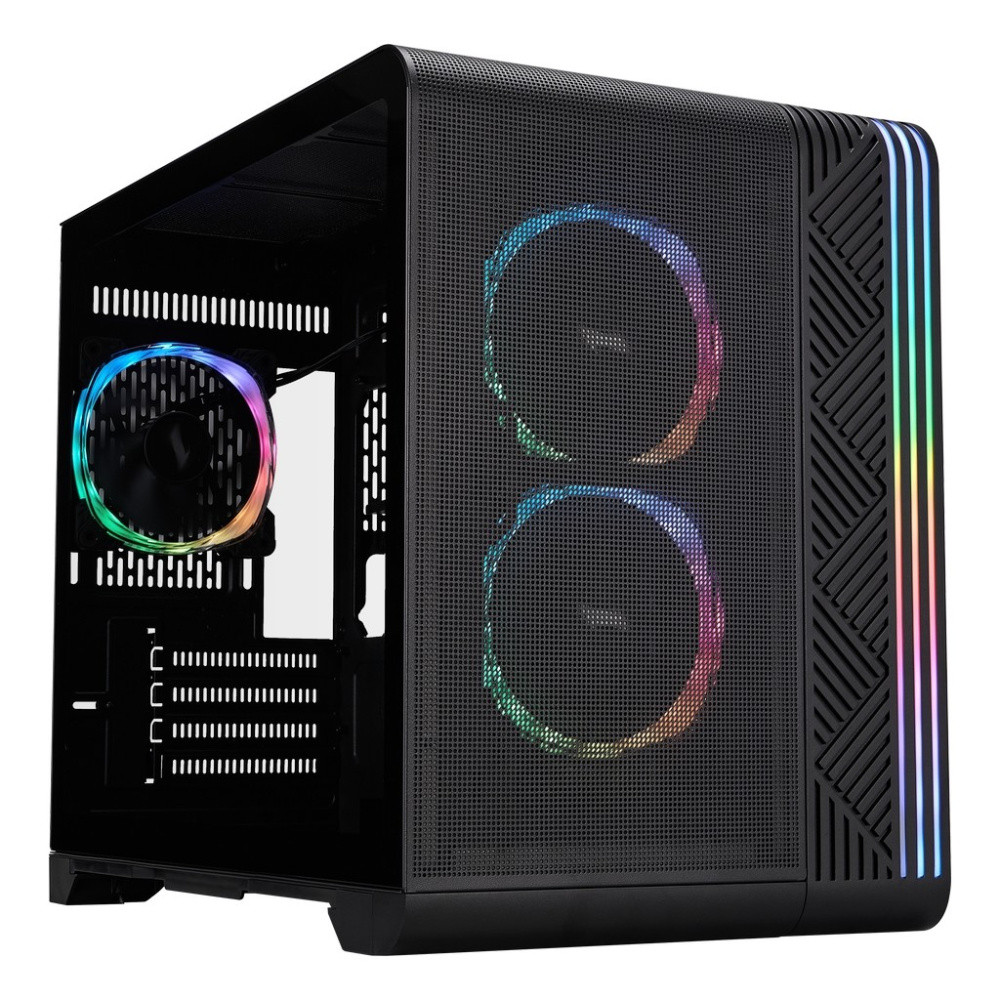 Компьютерный корпус 1STPLAYER VT6 ARGB Black (VT6-BK-3FS7)