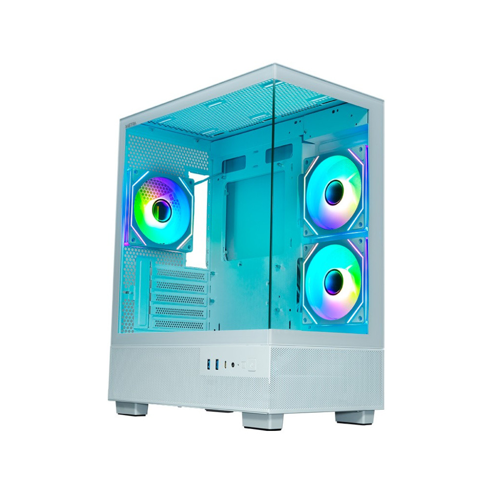 Компьютерный корпус XASTRA Q400M 3ARGB-C6-UC ARGB White (Q400M-3FM12A-C6-UC-WH)