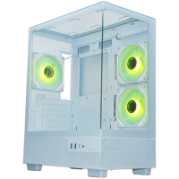 Компьютерный корпус XASTRA Q400M 3ARGB-C6-UC ARGB White (Q400M-3FM12A-C6-UC-WH)