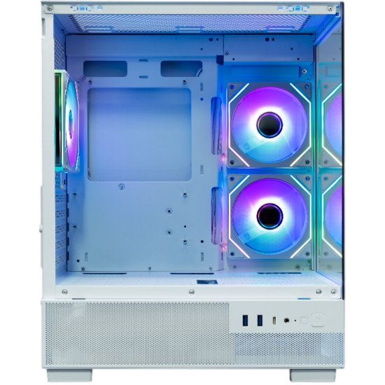 Компьютерный корпус XASTRA Q400M 3ARGB-C6-UC ARGB White (Q400M-3FM12A-C6-UC-WH)