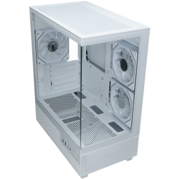 Компьютерный корпус XASTRA Q400M 3ARGB-C6-UC ARGB White (Q400M-3FM12A-C6-UC-WH)