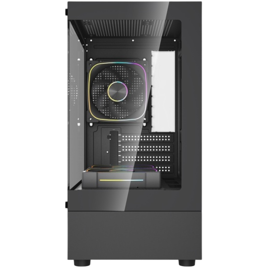 Компьютерный корпус Powercase Vision Micro M1 TG ARGB Black (CVMM1B-A3)