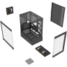 Компьютерный корпус Powercase Vision Micro M1 TG ARGB Black (CVMM1B-A3)