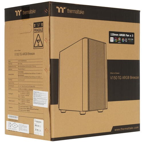 Компьютерный корпус ThermalTake BREEZE Edition V150 TG ARGB Black CA-1R1-00S1WN-02