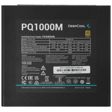 Блок питания Deepcool 1000W PQ1000M R-PQA00M-FA0B-EU