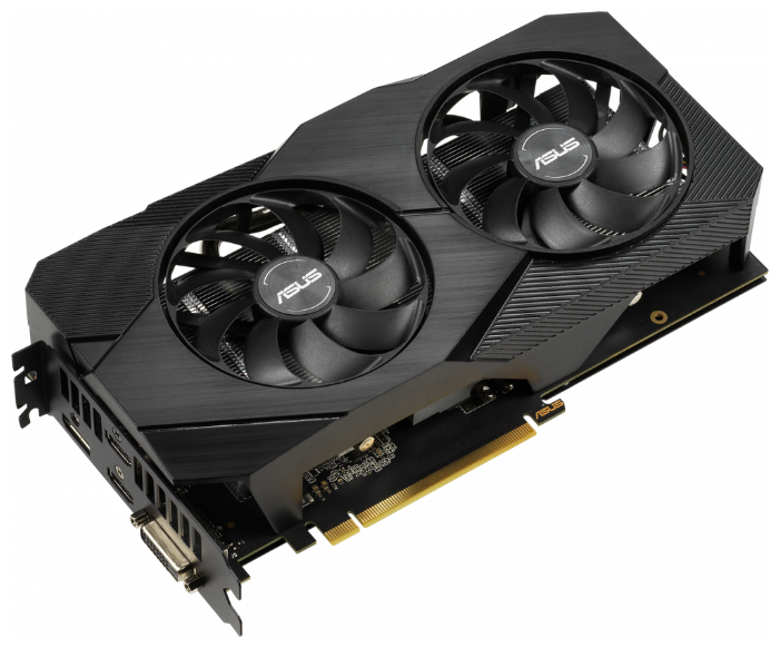 Видеокарта ASUS (DUAL-RTX2060-O6G-EVO) GeForce RTX 2060 6Gb DUAL OC EVO 90YV0CH2-M0NA00