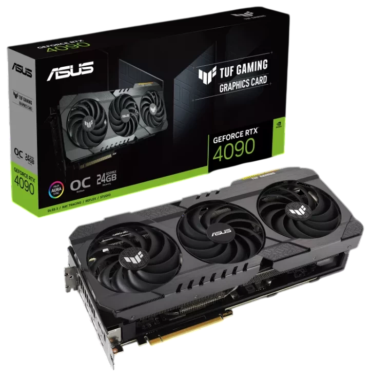 Видеокарта ASUS (TUF-RTX4090-O24G-OG-GAMING) GeForce RTX 4090 24GB GAMING 90YV0IY3-M0NA00