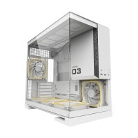 Компьютерный корпус Geometric Future Model 3 TG White with ARGB fans (1AM3NZWT00110)