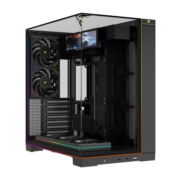 Компьютерный корпус Thermalright TR-A70 Vision FanUB TG Black (TRA70VFUBB)