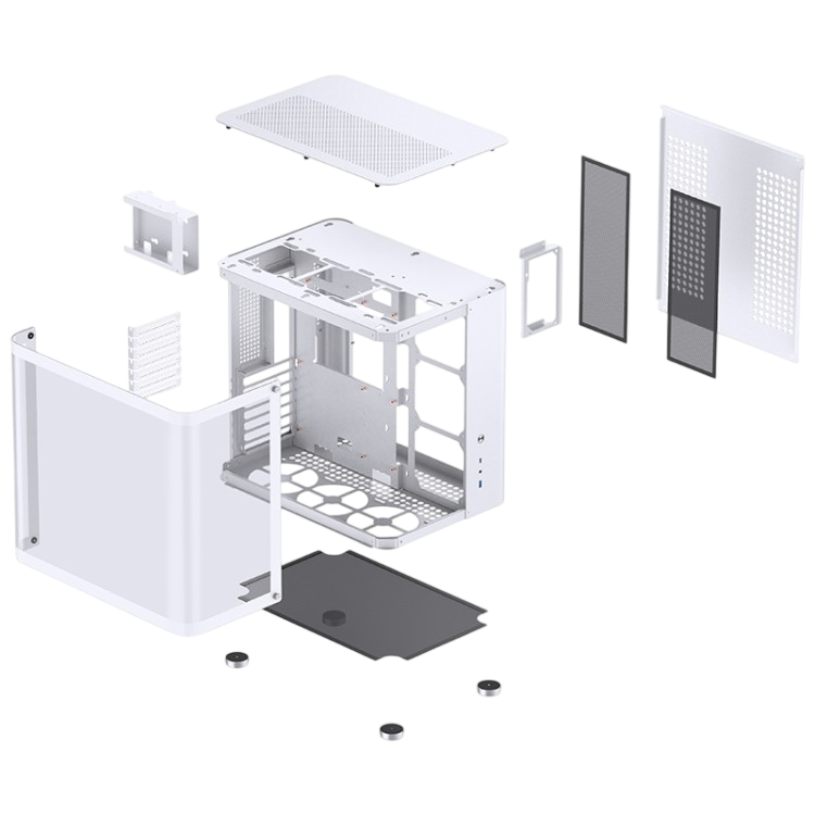 Компьютерный корпус JONSBO TG White (TK-2 2.0)