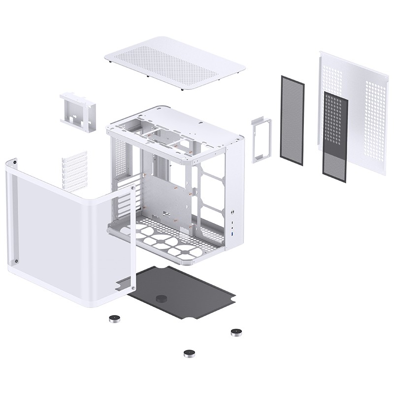 Компьютерный корпус JONSBO TG White (TK-2 2.0)