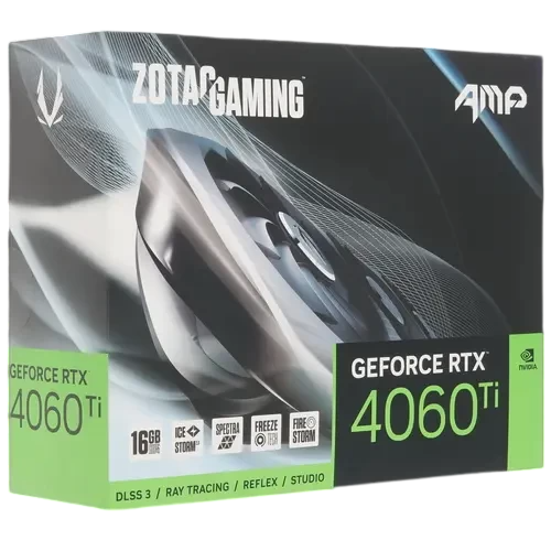 Видеокарта Zotac (ZT-D40620F-10M) GeForce RTX 4060 Ti 16GB AMP