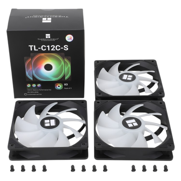 Комплект вентиляторов для корпуса Thermalright TL-C12C-S ARGB (TRTLC12S.3P)