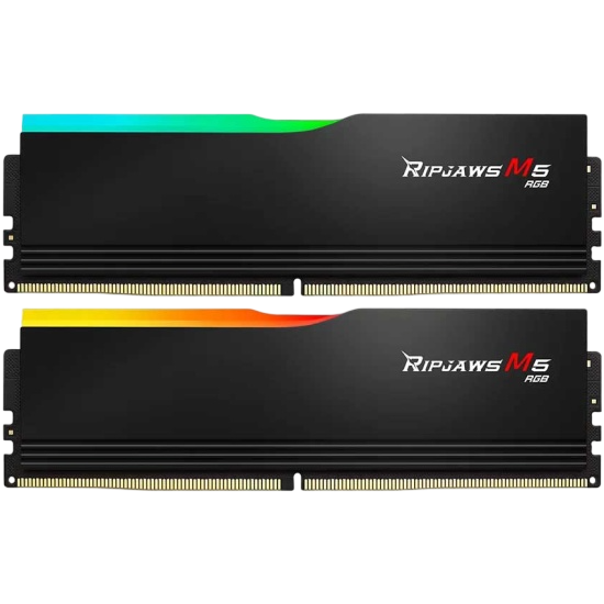 Оперативная память 64 Gb 6000 MHz G.Skill RIPJAWS M5 RGB Black (F5-6000J3238G32GX2-RM5RK)