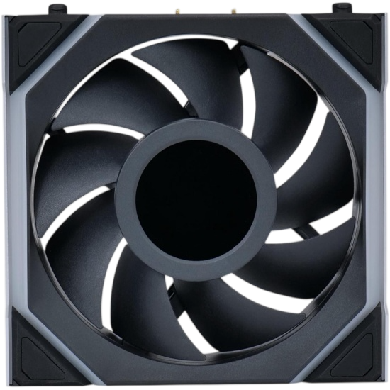 Вентилятор для корпуса Lian Li UNI FAN SL WIRELESS LCD 120 12SLLCD1W1B ARGB Black (G99.12SLLCD1W1B.R0)