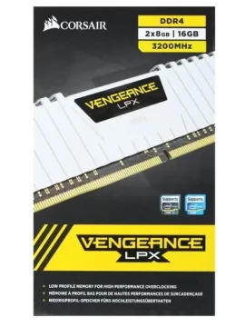 Оперативная память 16 Gb 3200 MHz CORSAIR VENGEANCE LPX (CMK16GX4M2B3200C16W)